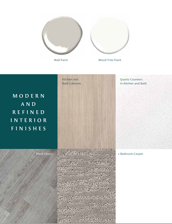 Modern and defined interior finishes